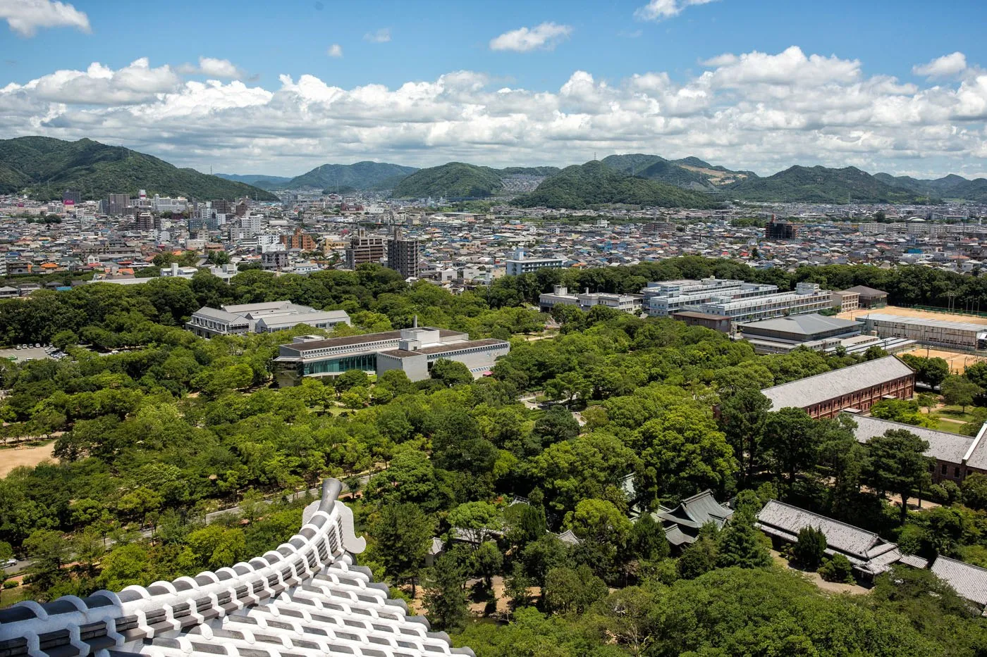 View from Himeji Castle