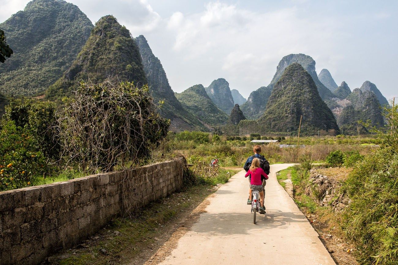 Cycling Li River Valley