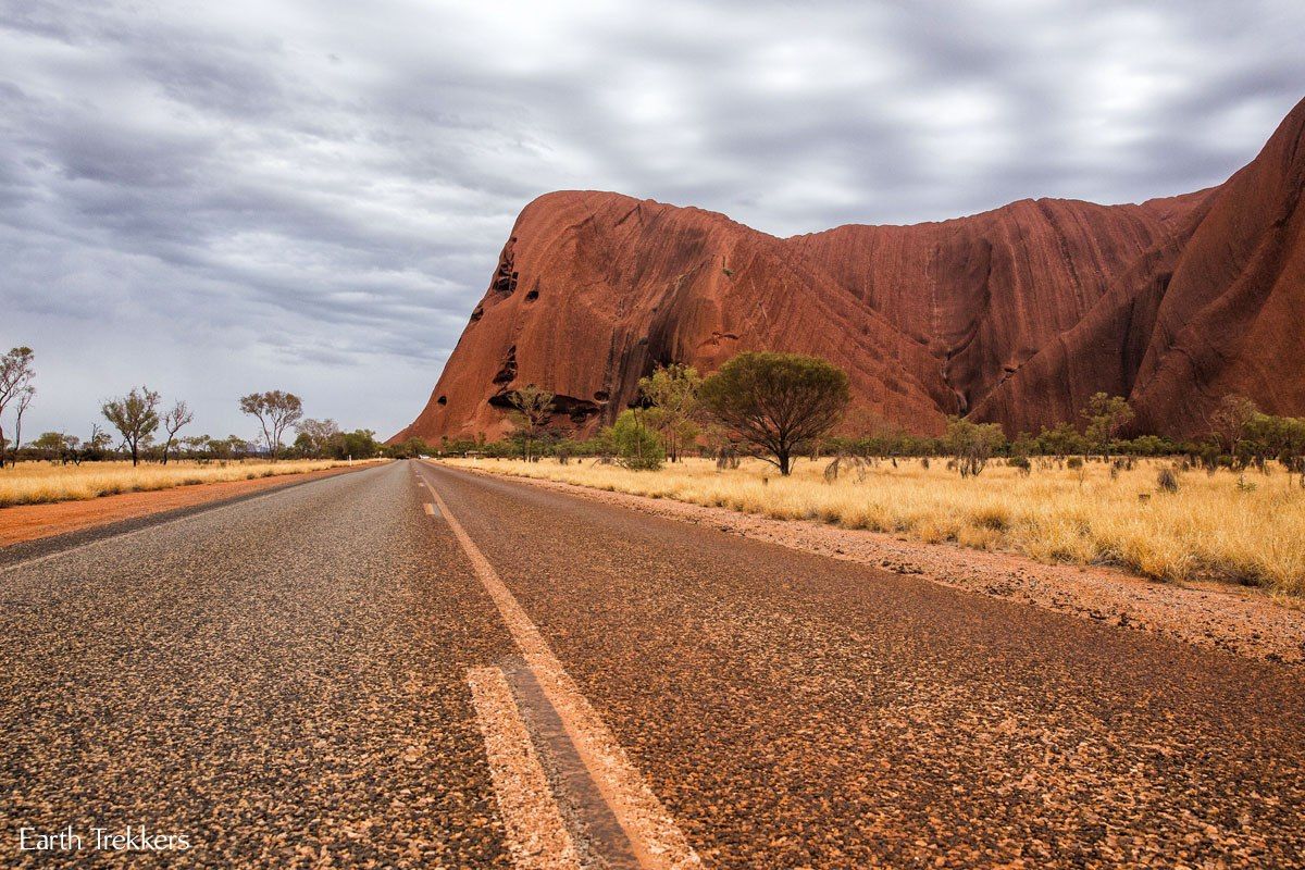 Driving in Uluru