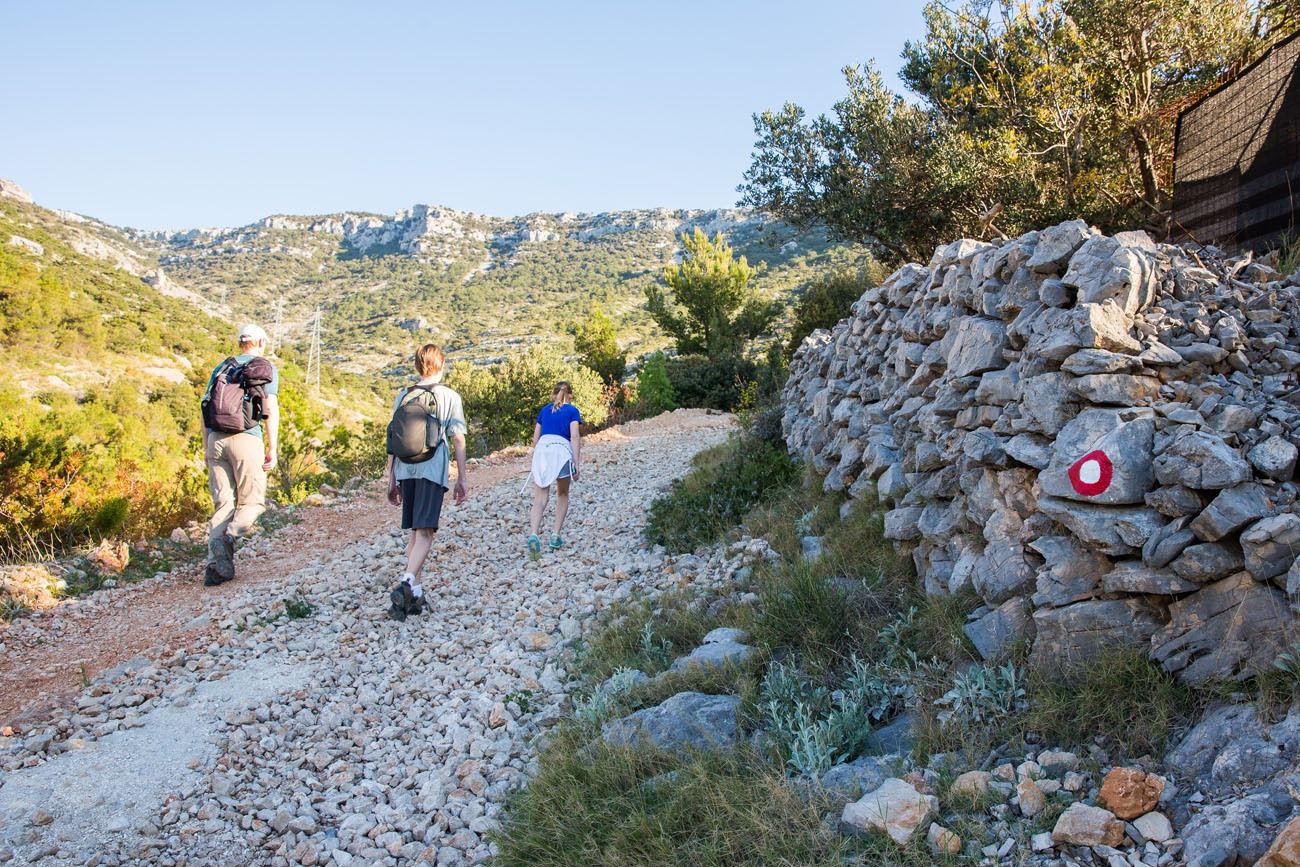 Rocky trail to Vidova Gora