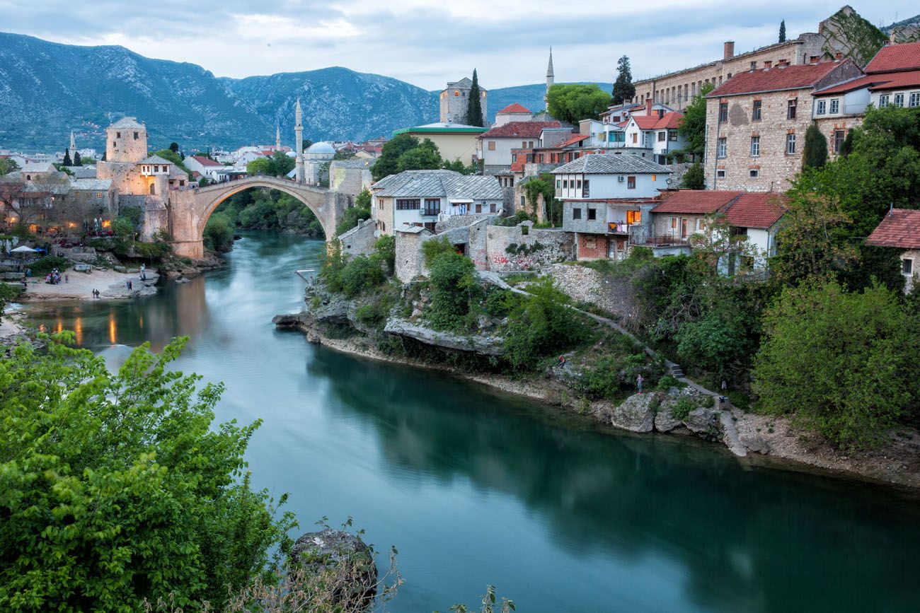 Stari Most from the bridge