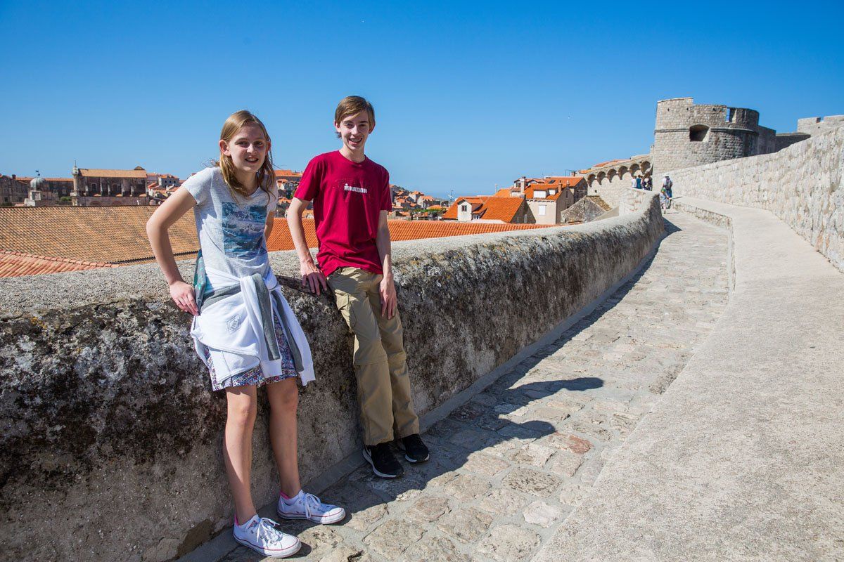 Tyler and Kara in Dubrovnik