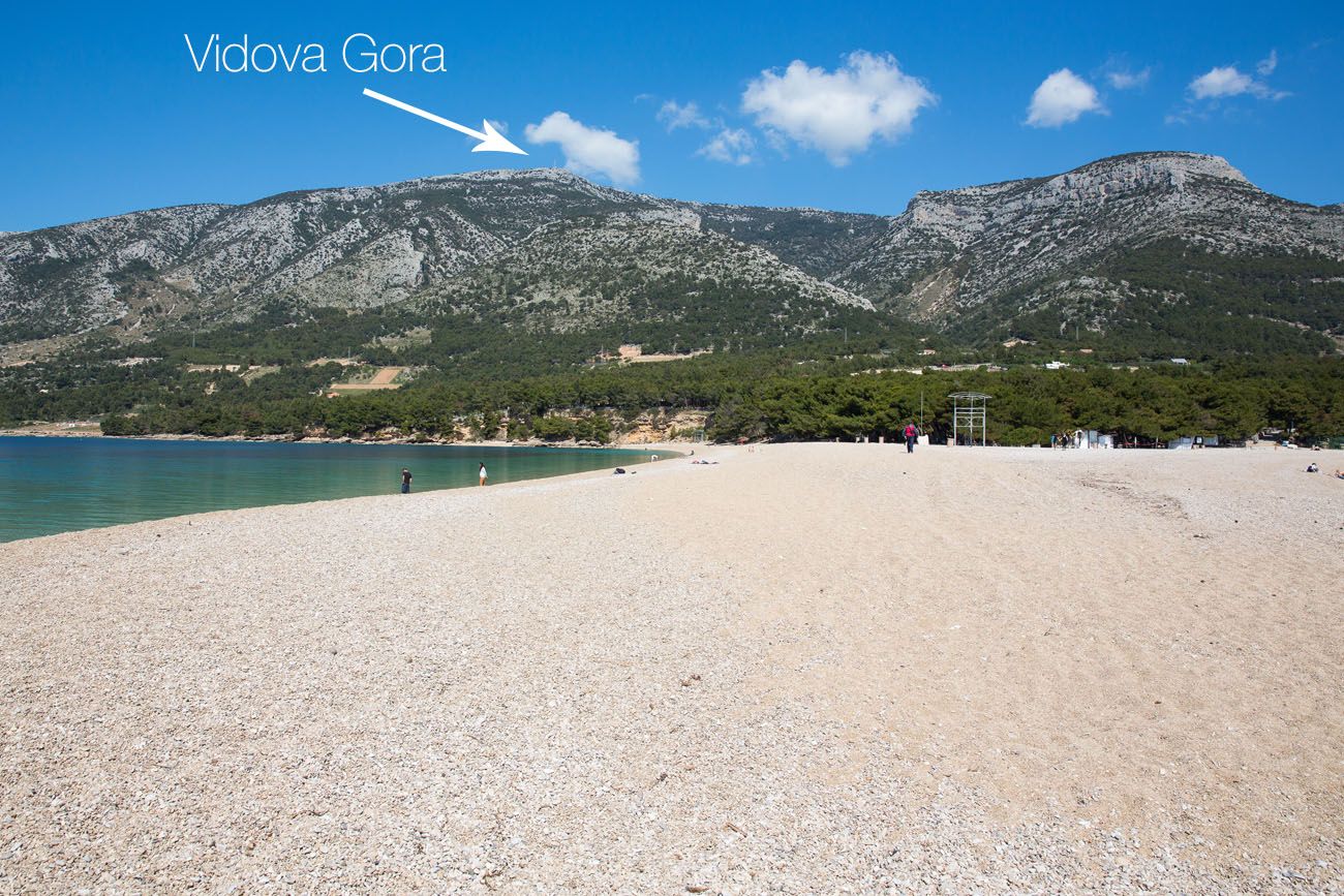 Zlatni Rat and Vidova Gora