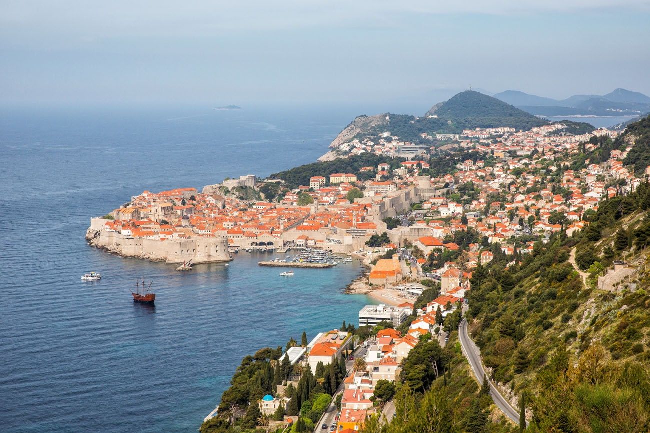 Dubrovnik from the road