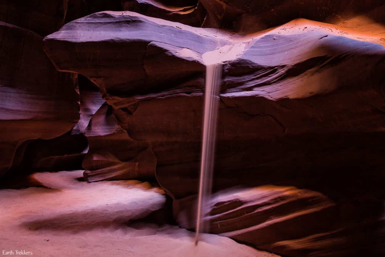 Flowing Sand Antelope Canyon