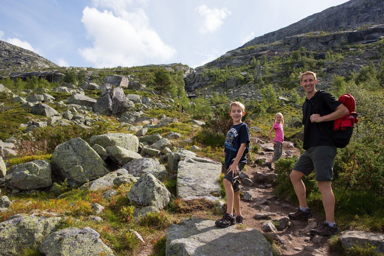 Happy to be hiking