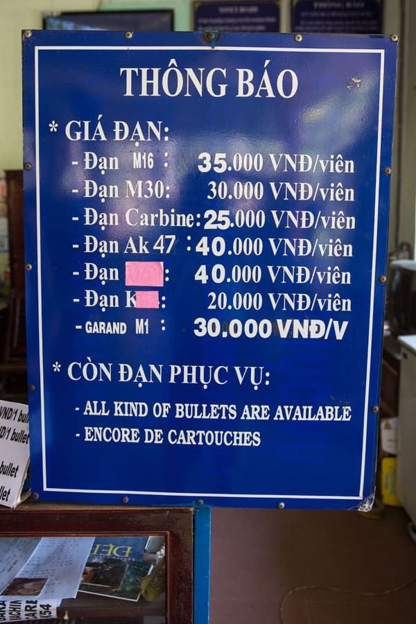 Price List