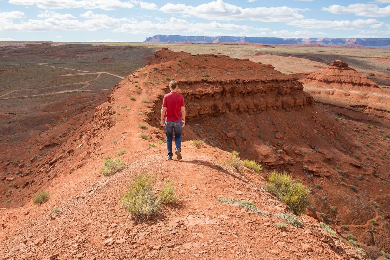 Tim hiking Mexican Hat