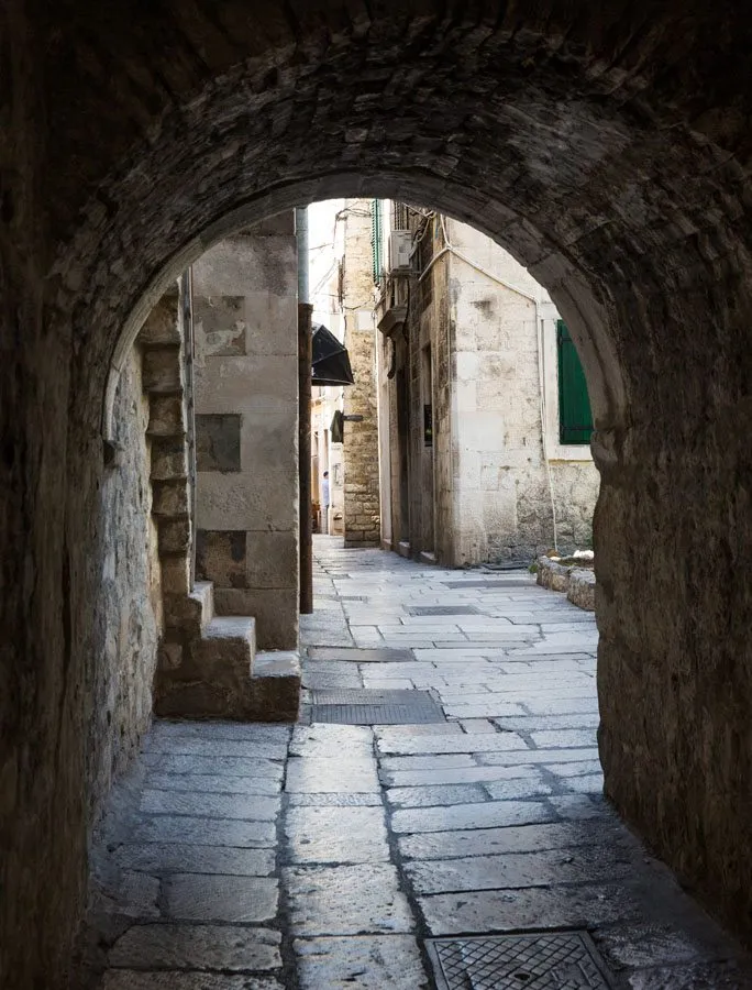 Croatia Narrow Street