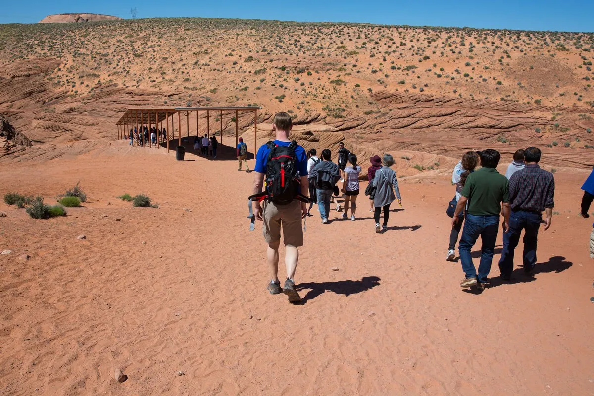 Entrance to Lower Antelope Canyon