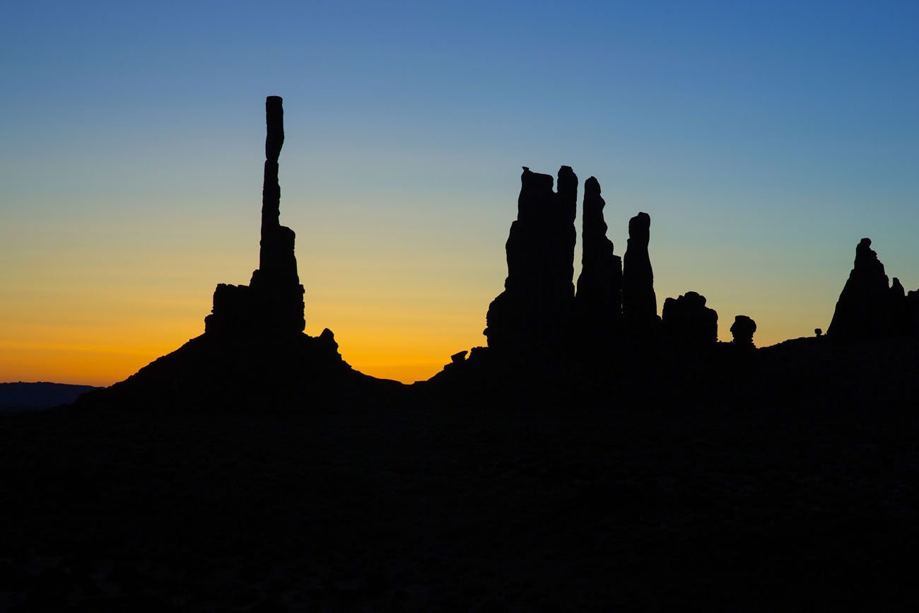 Sunset Totem Pole