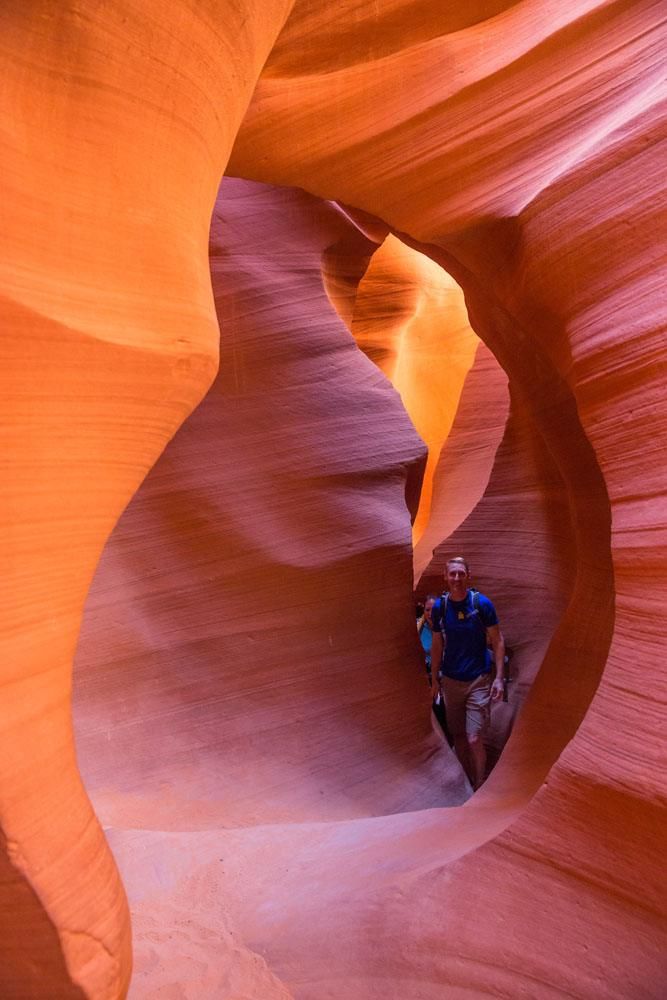 Tim in Antelope Canyon