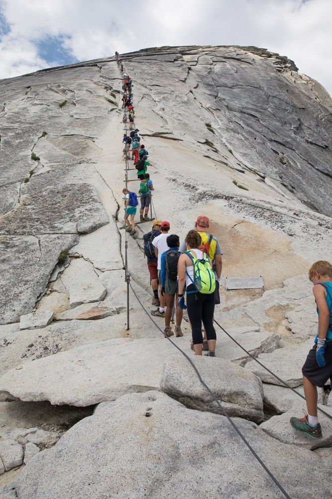 Half Dome Cables in July