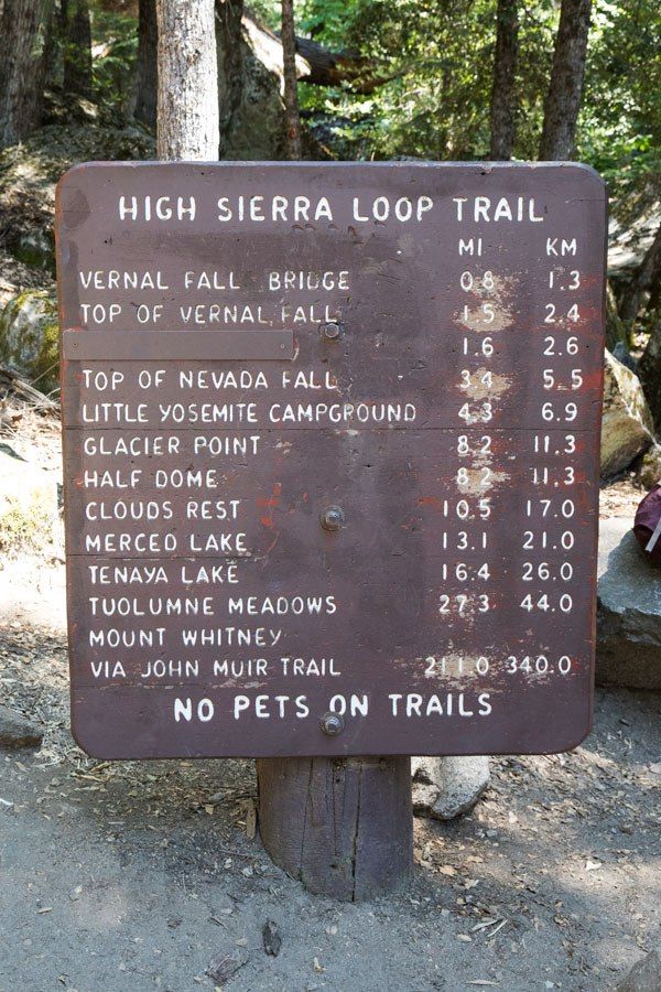 High Sierra Loop Trail