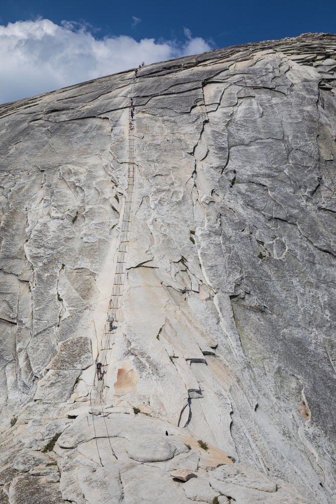 Hiking Half Dome Cables