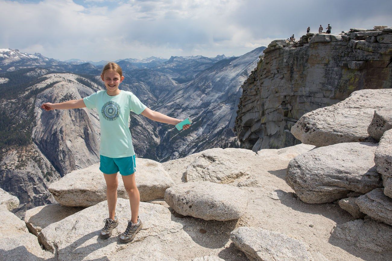 Kara on Half Dome