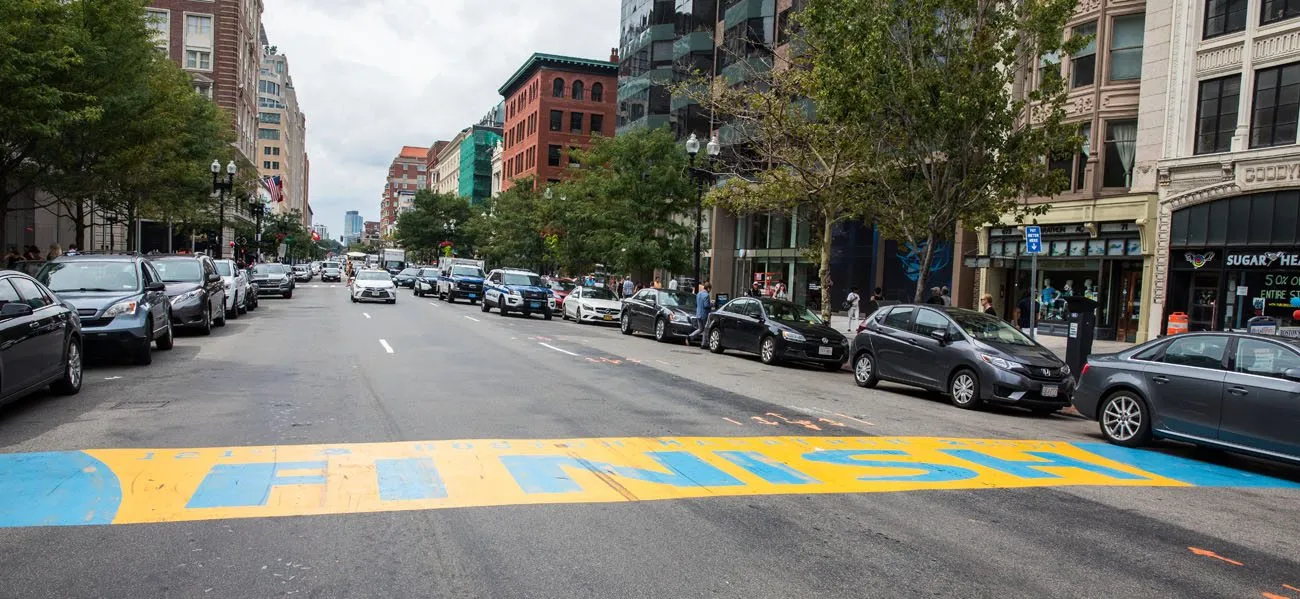 Boston Marathon Finish Line