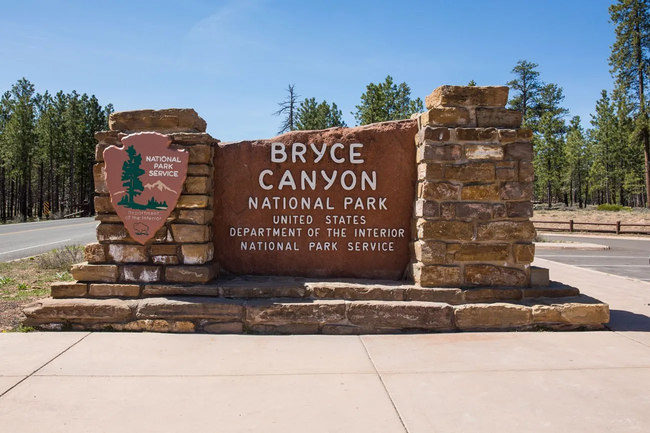 Bryce Canyon sign