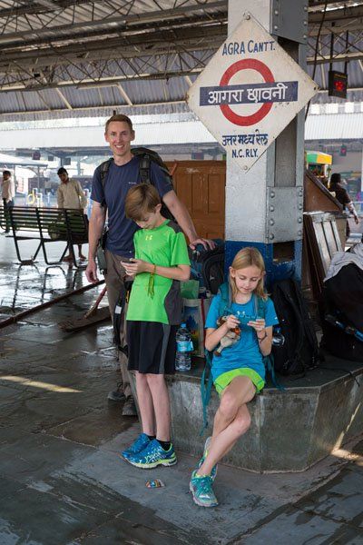 India Train Station