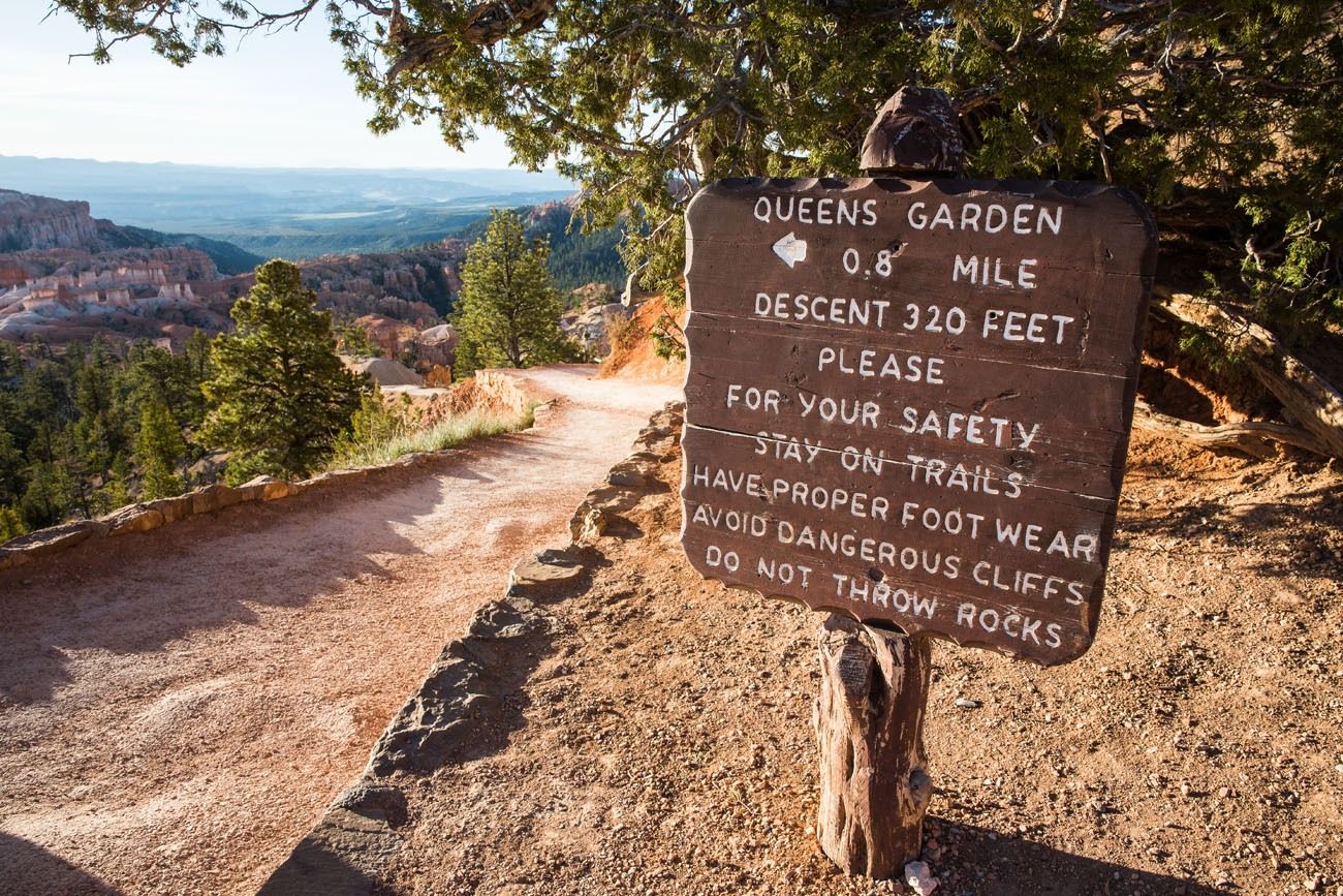 Queens Garden Sign