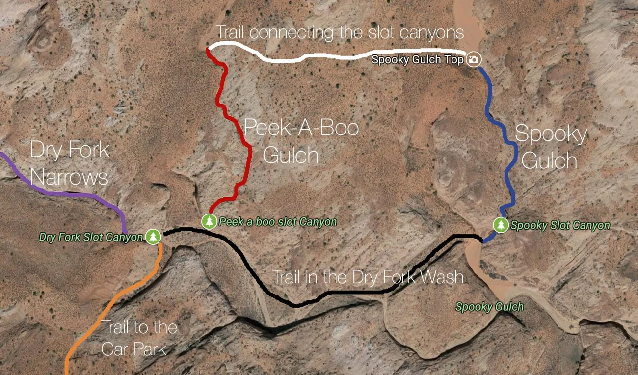 Spooky Gulch Map