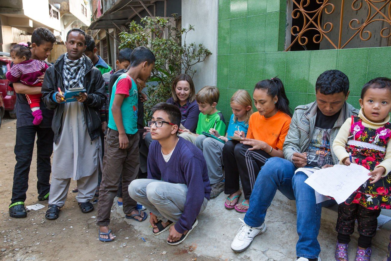 Street Bingo in Darjeeling