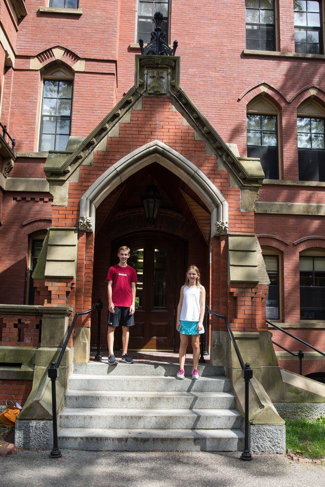 Tyler and Kara at Harvard