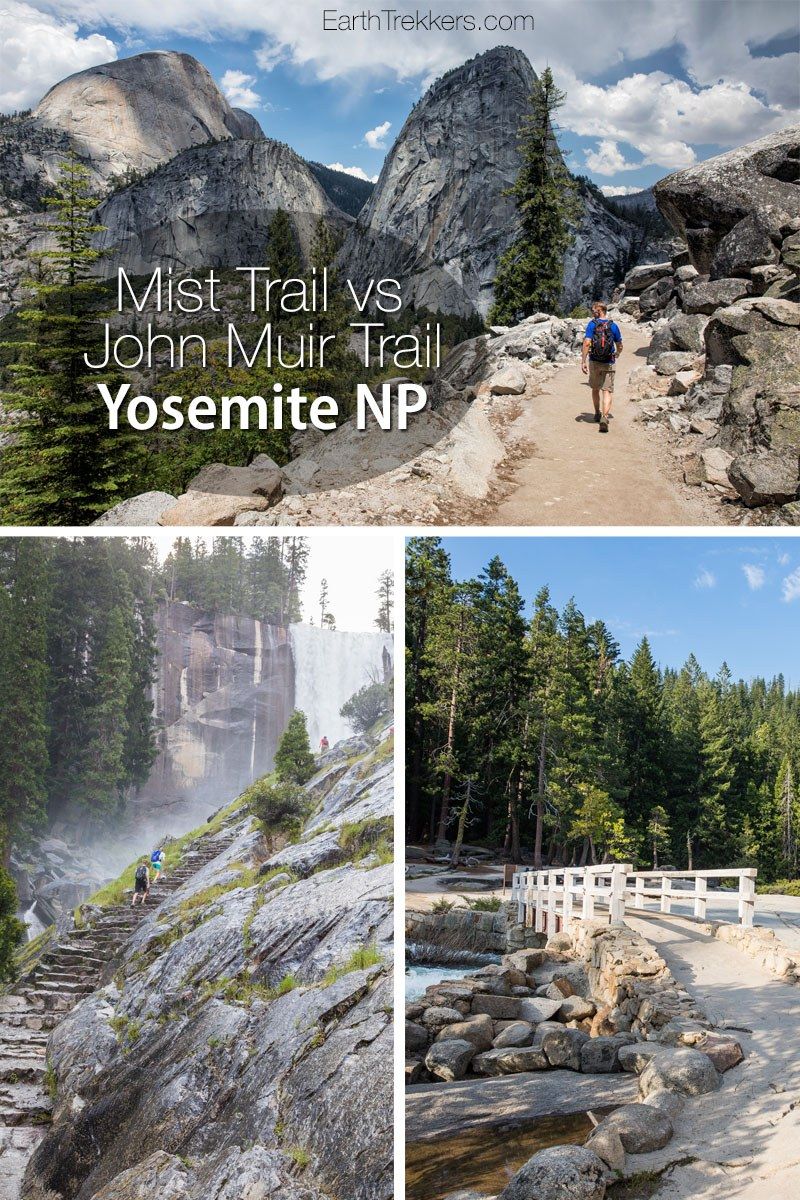 Yosemite Hiking Mist and Muir Trail