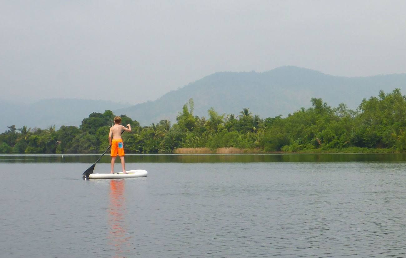 Tyler Paddle Boarding