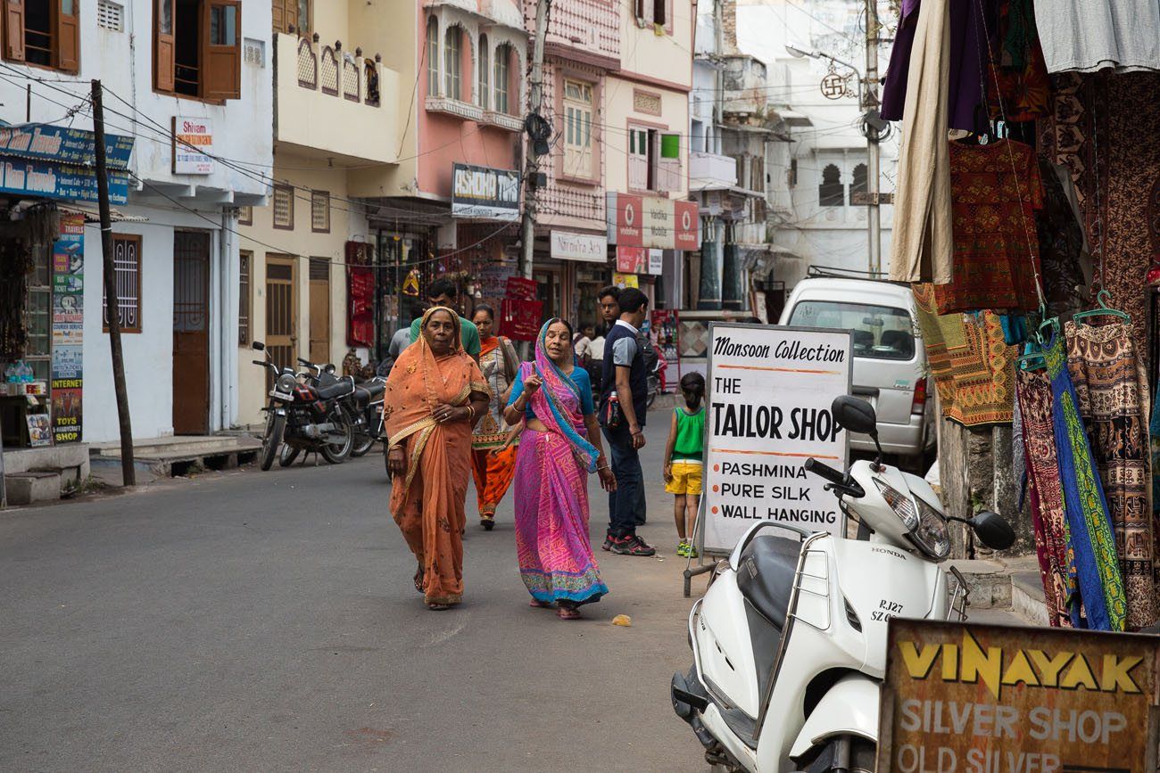 Walking through Udaipur