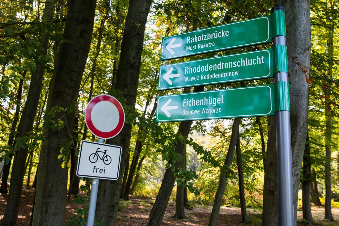 Rakotzbrucke Sign