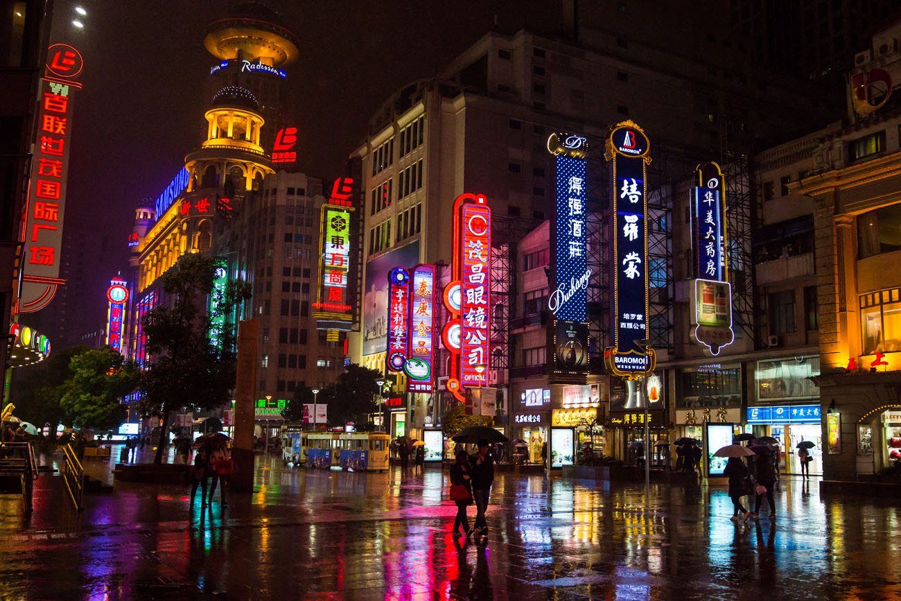 Shanghai in the Rain
