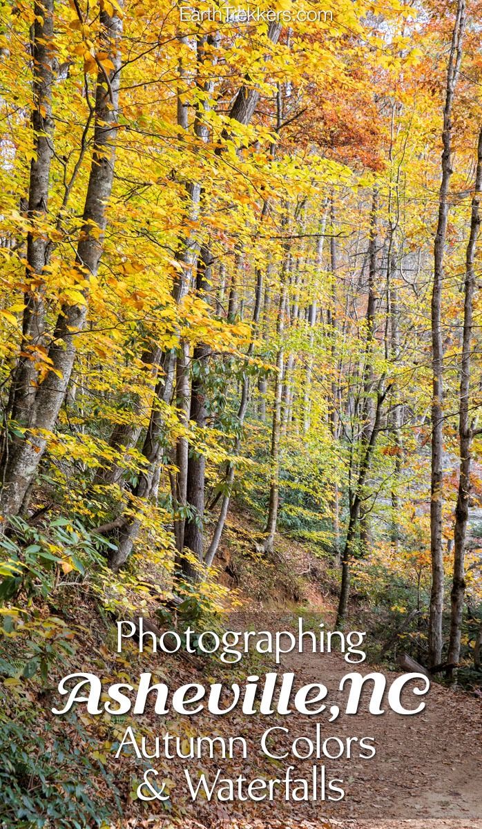 Asheville Waterfalls Fall Colors Photography