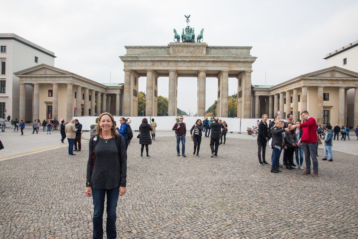 At the Brandenburg Gate