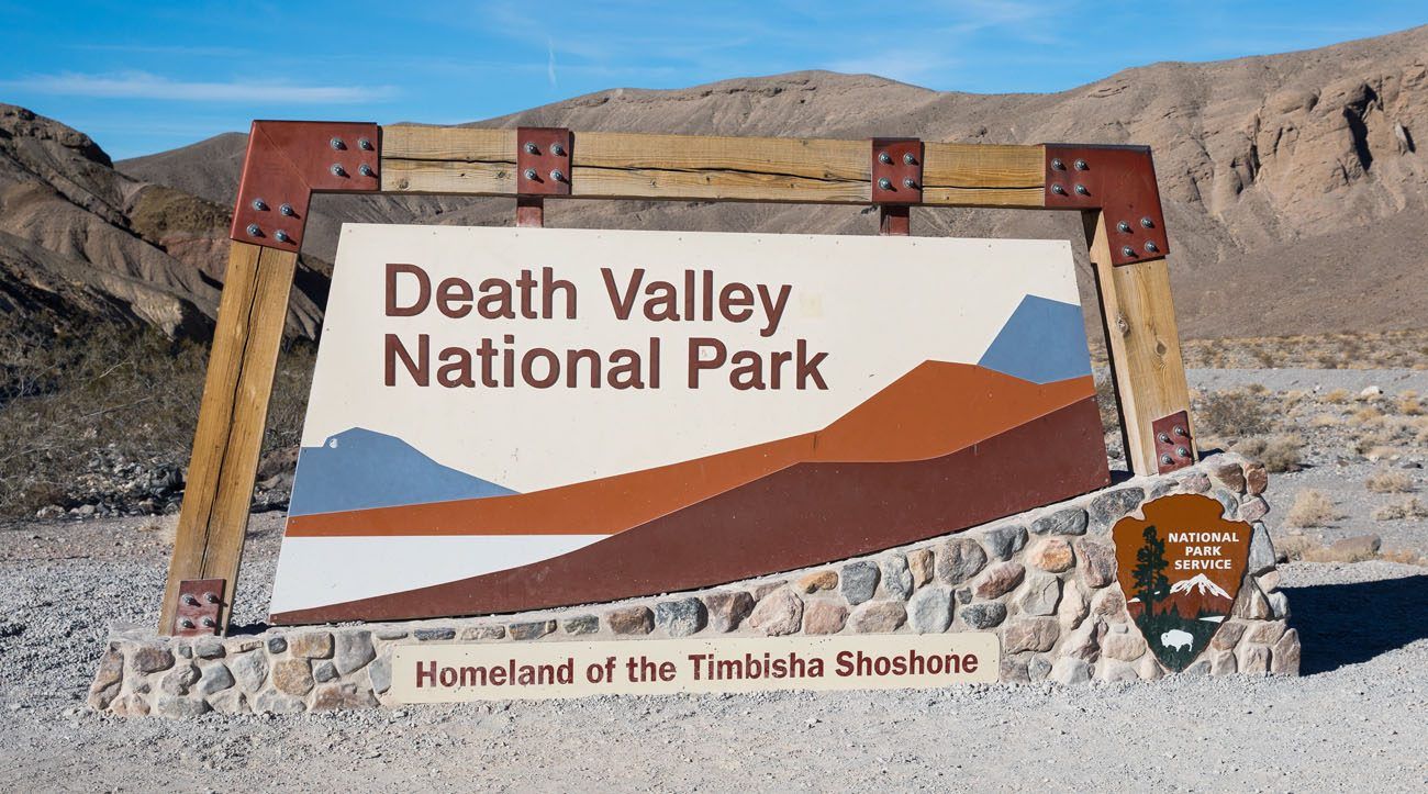 Death Valley Sign