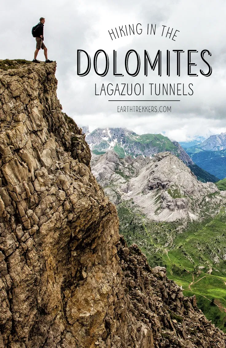 Dolomites Hiking Lagazuoi Tunnels