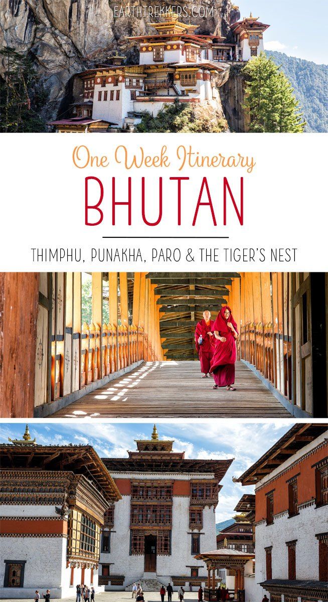 Bhutan Travel Itinerary with Tigers Nest