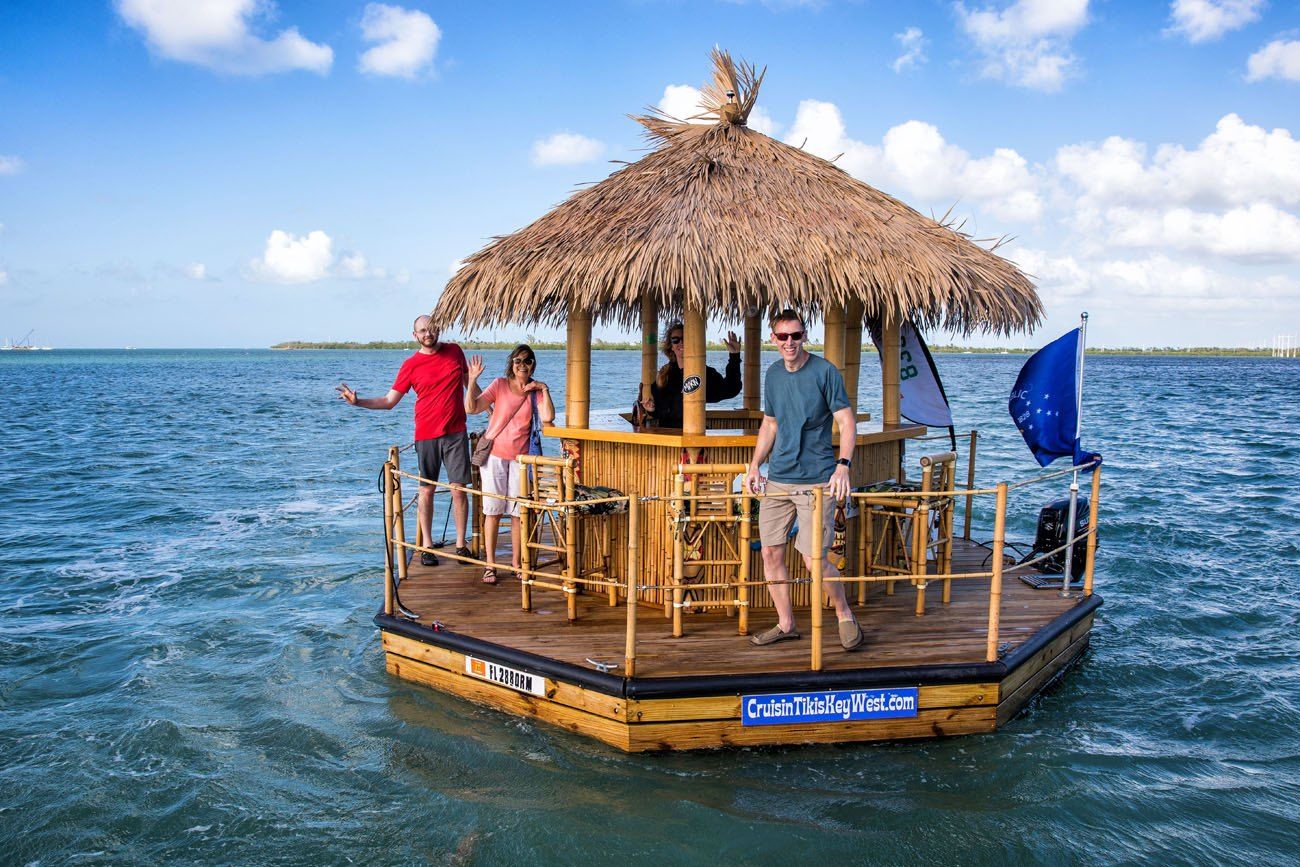 Floating Tiki Bar Boat Key West