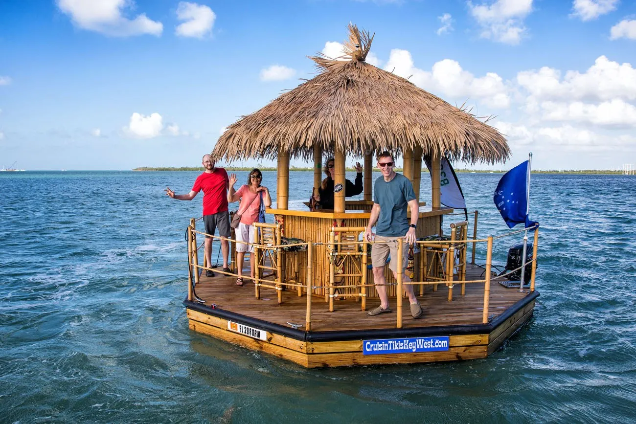 Floating Tiki Bar Boat Key West