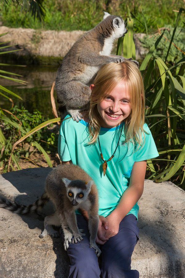 Kara and Lemurs