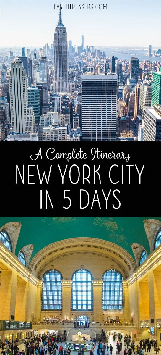 New York City Itinerary with Brooklyn