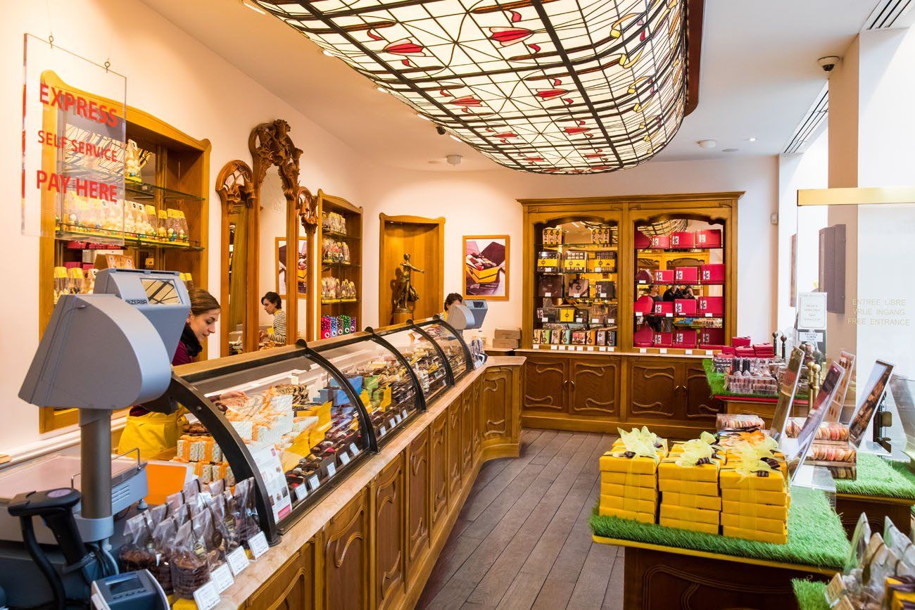 Corne Shop Brussels chocolate tour