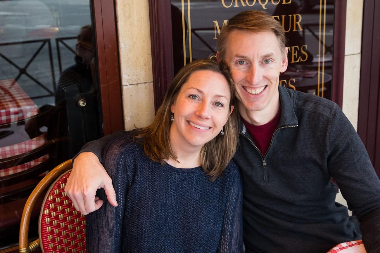 Julie and Tim in Paris