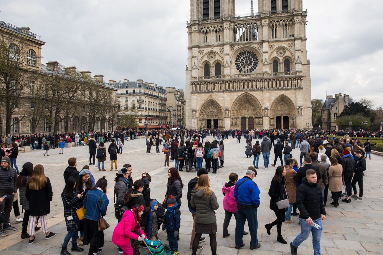 Notre Dame at Easter