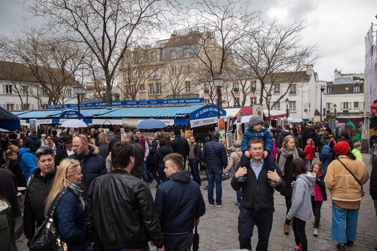 Place du Tertre in April