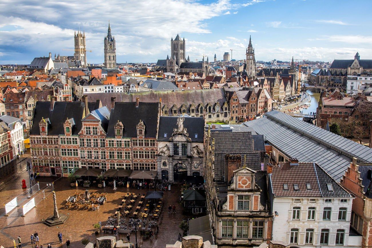 Ghent from Gravensteen