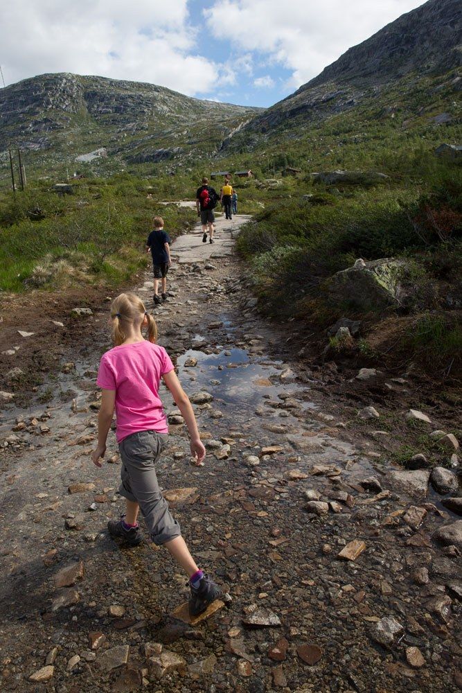 Trolltunga with Kids