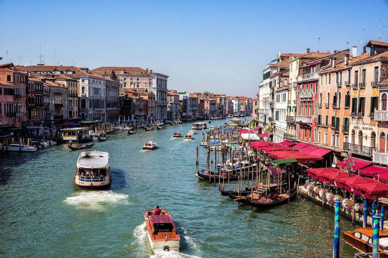 View from Rialto Bridge