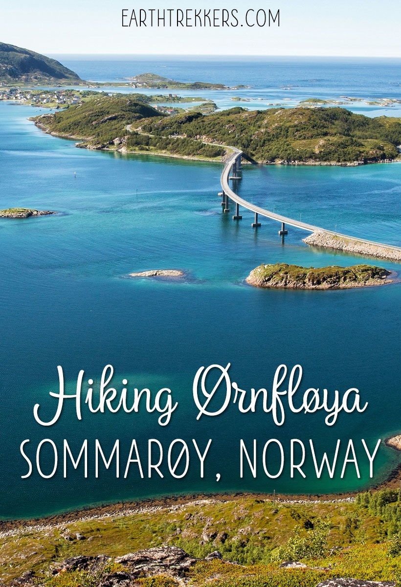Hiking Ornfloya Sommaroy Norway