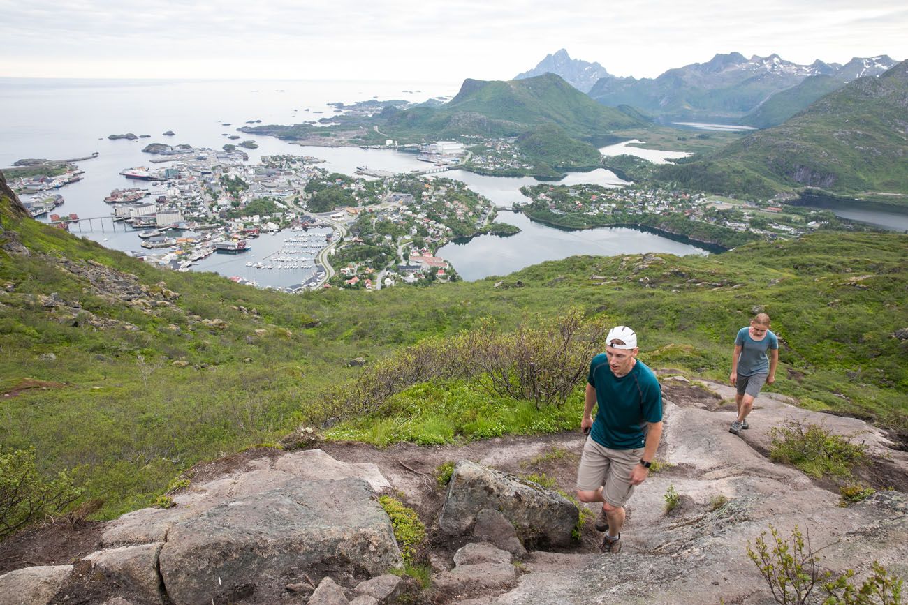 Hiking Svolvaer Floya